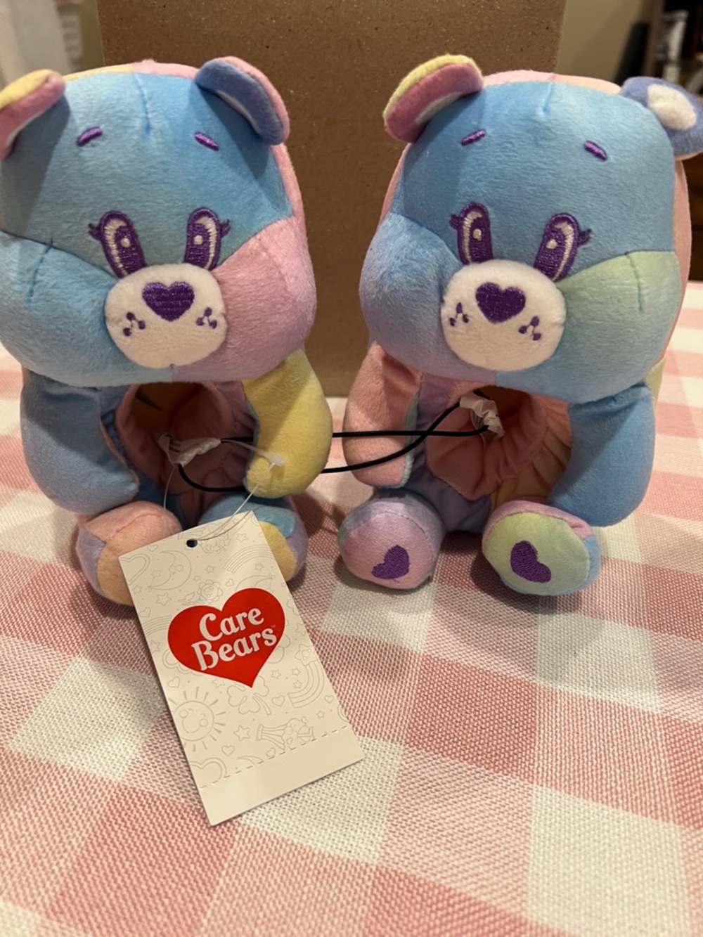 Care Bears Pastel toddler slippers New size 5/6